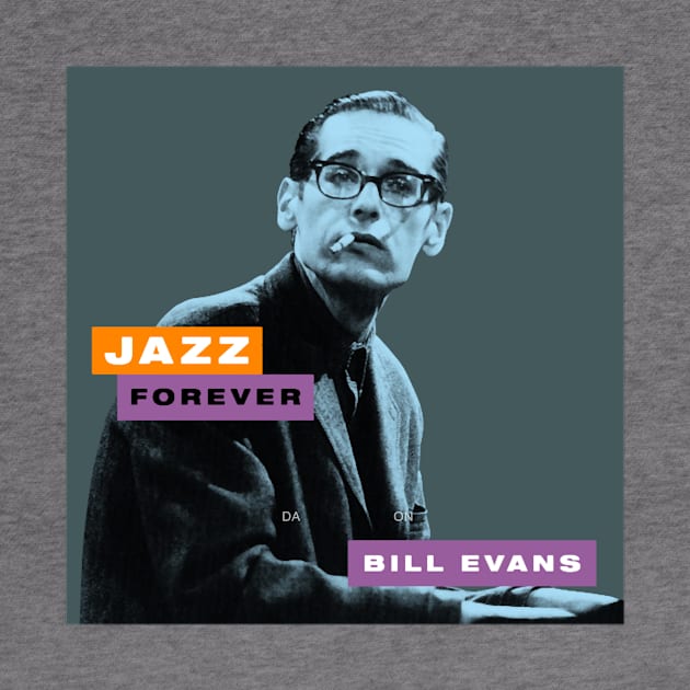 Jazz Song Forever - Vintage Bill Music Evans by CatheGioi
